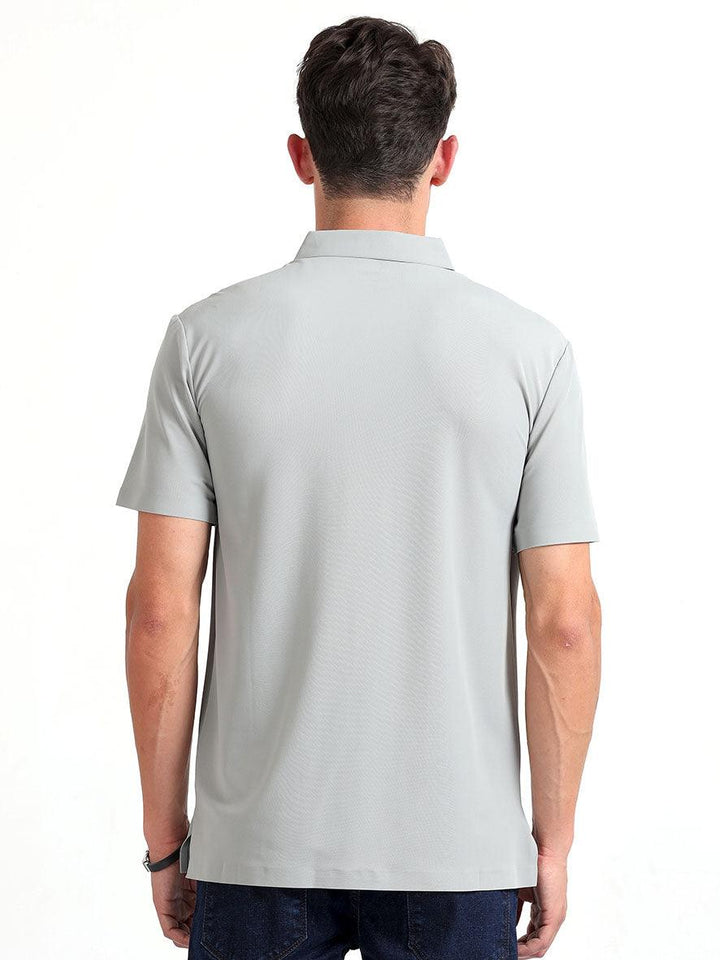 Polo T-Shirt - Light Gray - Espanshe