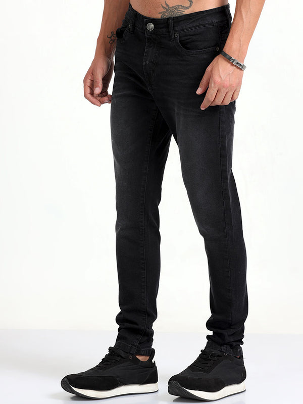 Men's Midnight Black Shade Skinny Jeans