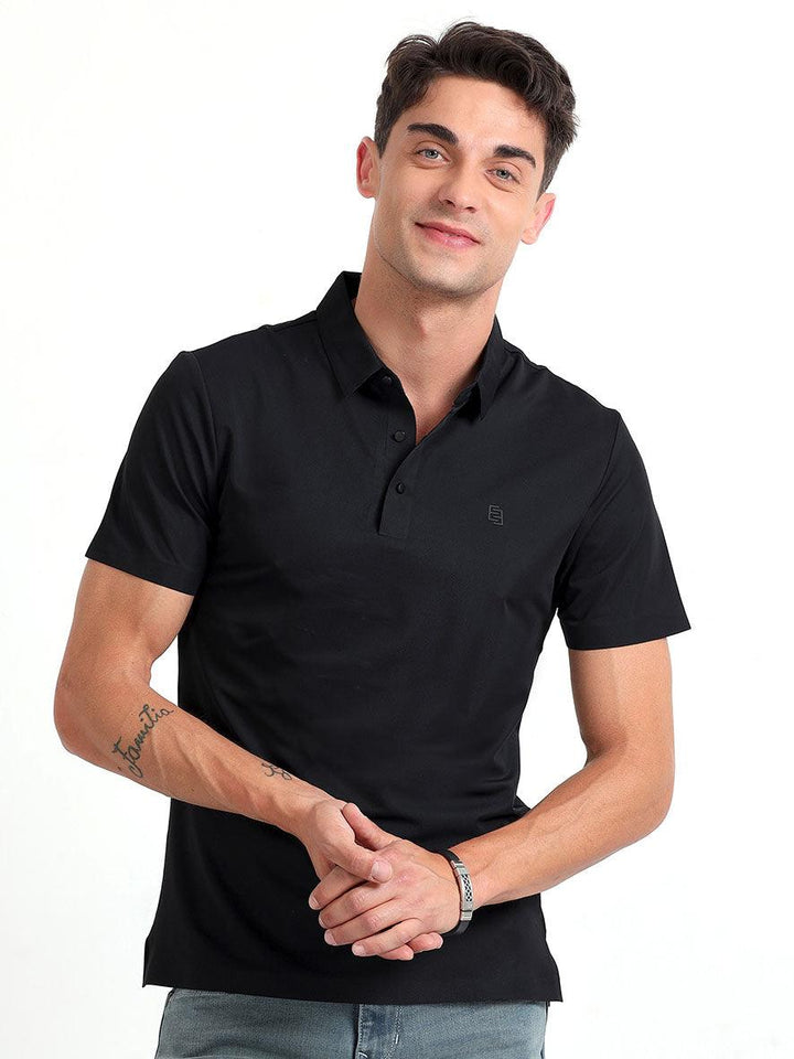 Polo T-Shirt -Black - Espanshe