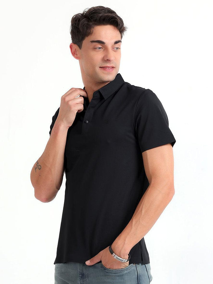 Polo T-Shirt -Black - Espanshe