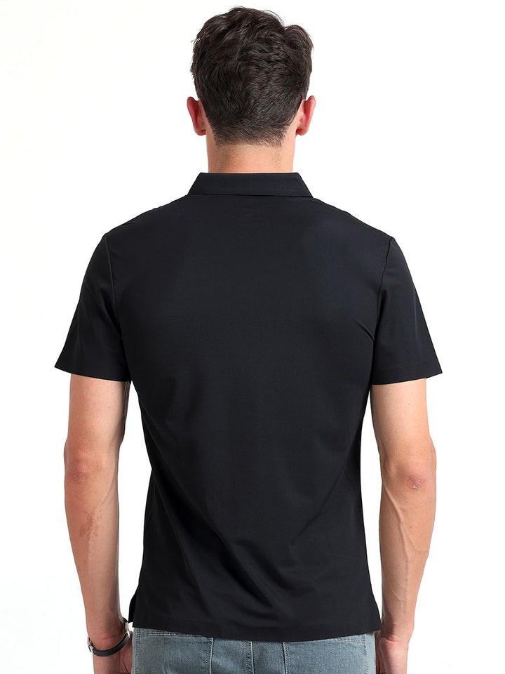 Polo T-Shirt -Black - Espanshe