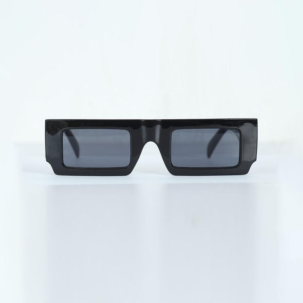 Moya Rectangular Sunglass Black - Espanshe