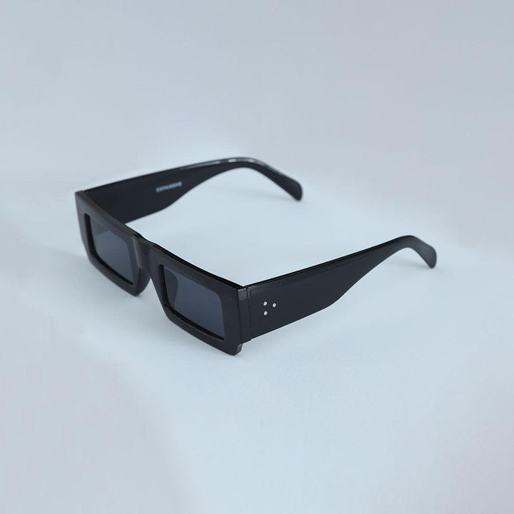 Moya Rectangular Sunglass Black - Espanshe