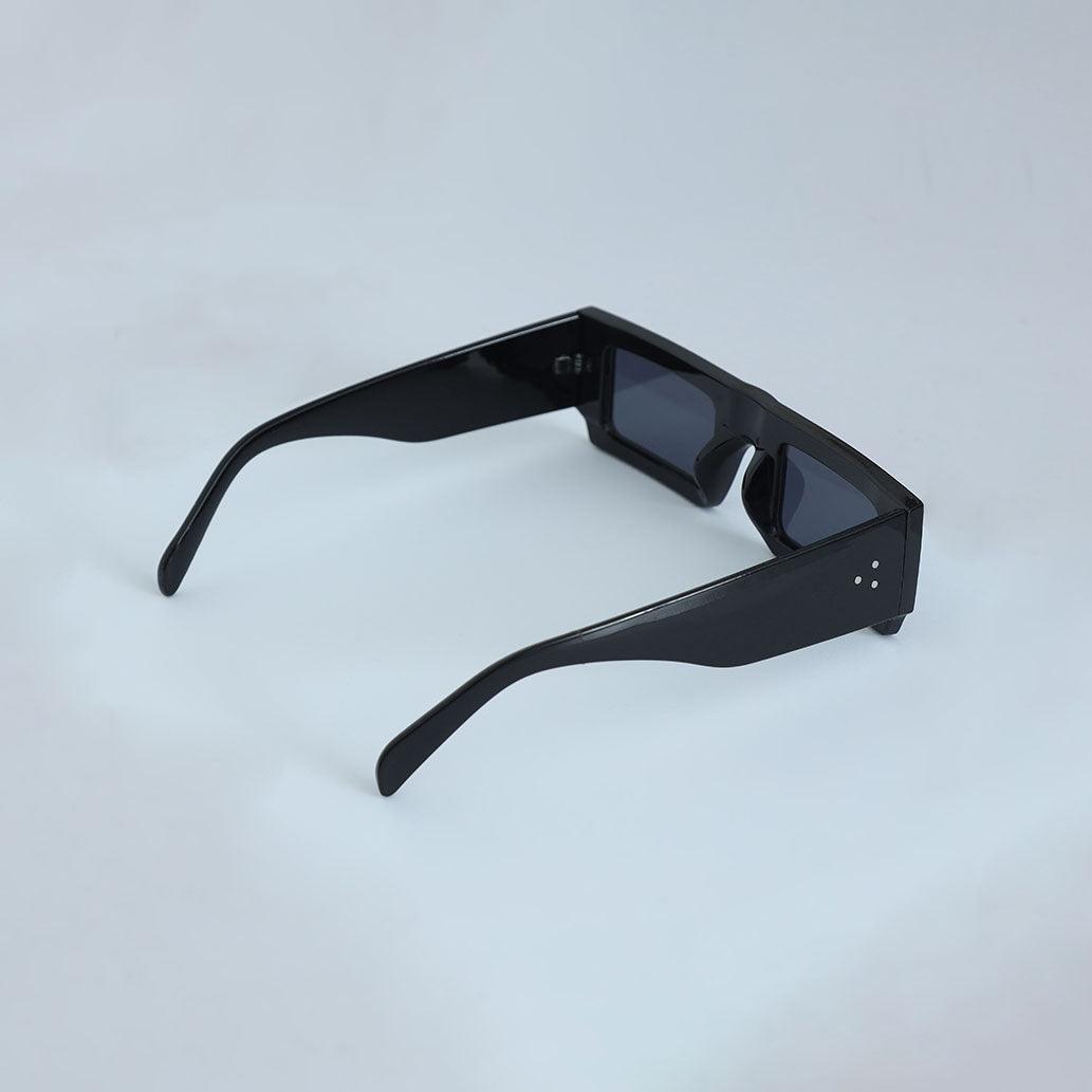 Moya Rectangular Sunglass Black - Espanshe