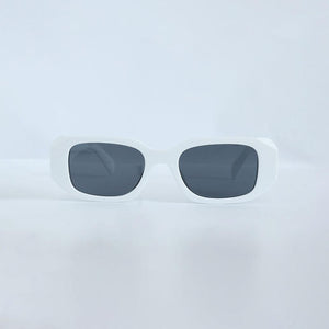 Rectangle Shape Sunglass - White - Espanshe