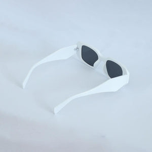 Rectangle Shape Sunglass - White - Espanshe