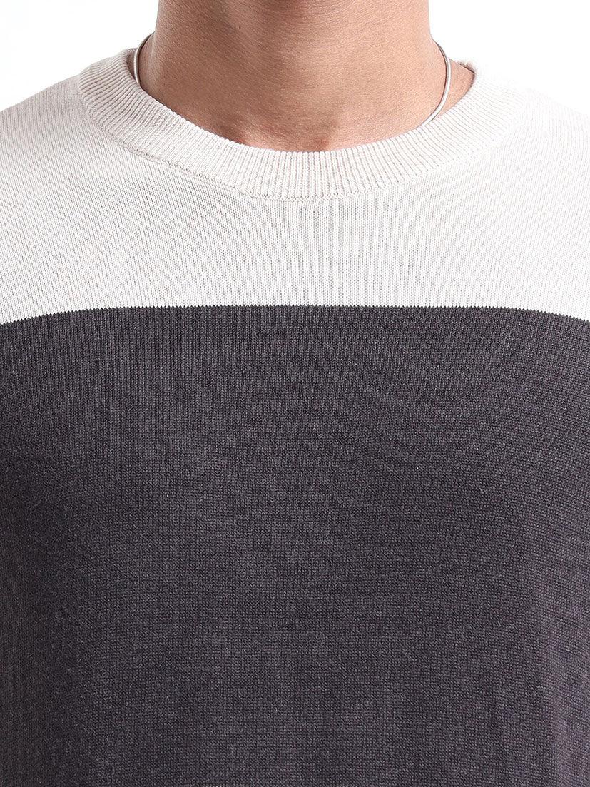 Men's Multicolor Striped Sweater - Espanshe