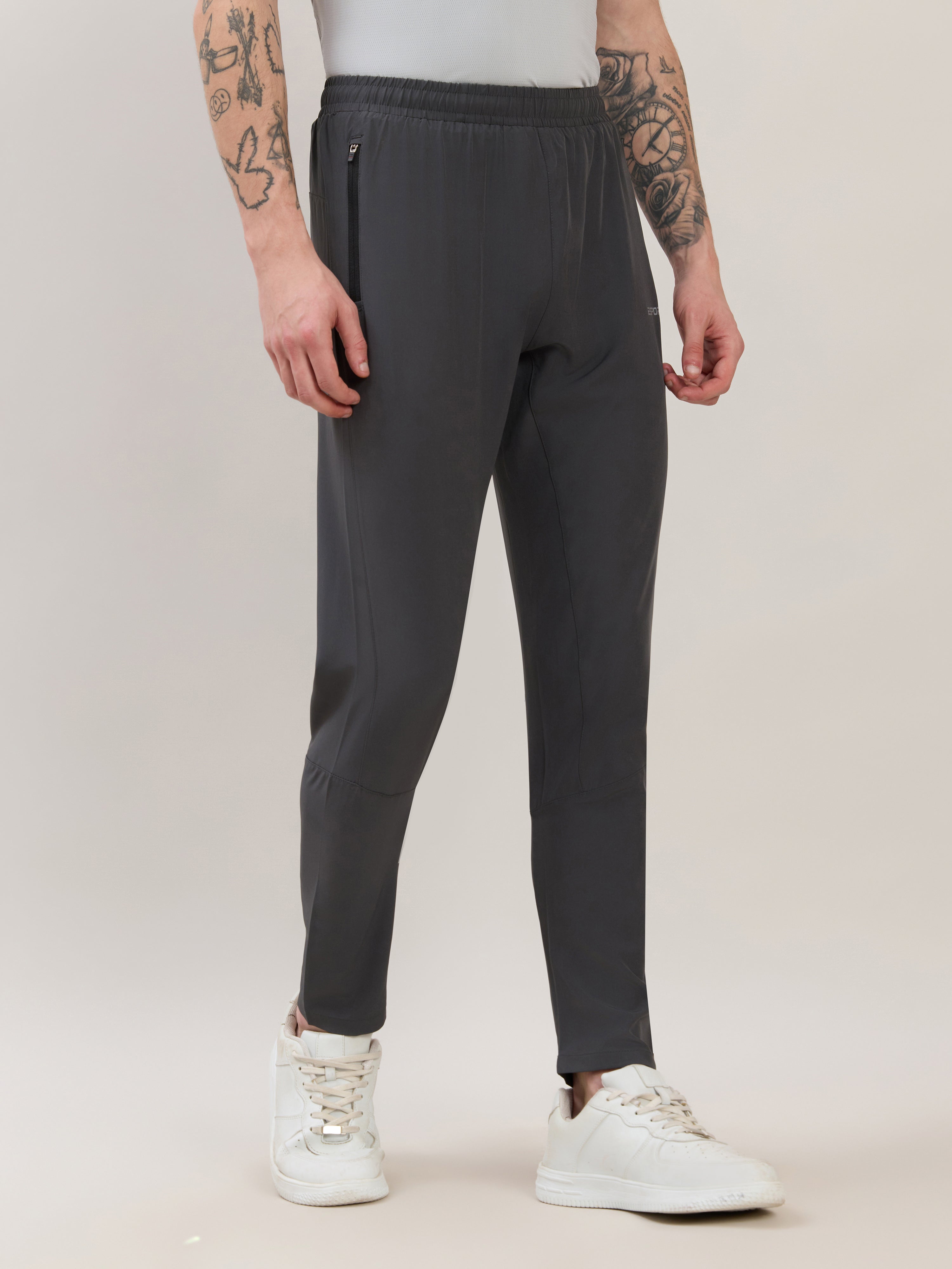 Klyra - Regular Track Pant - Dark Grey
