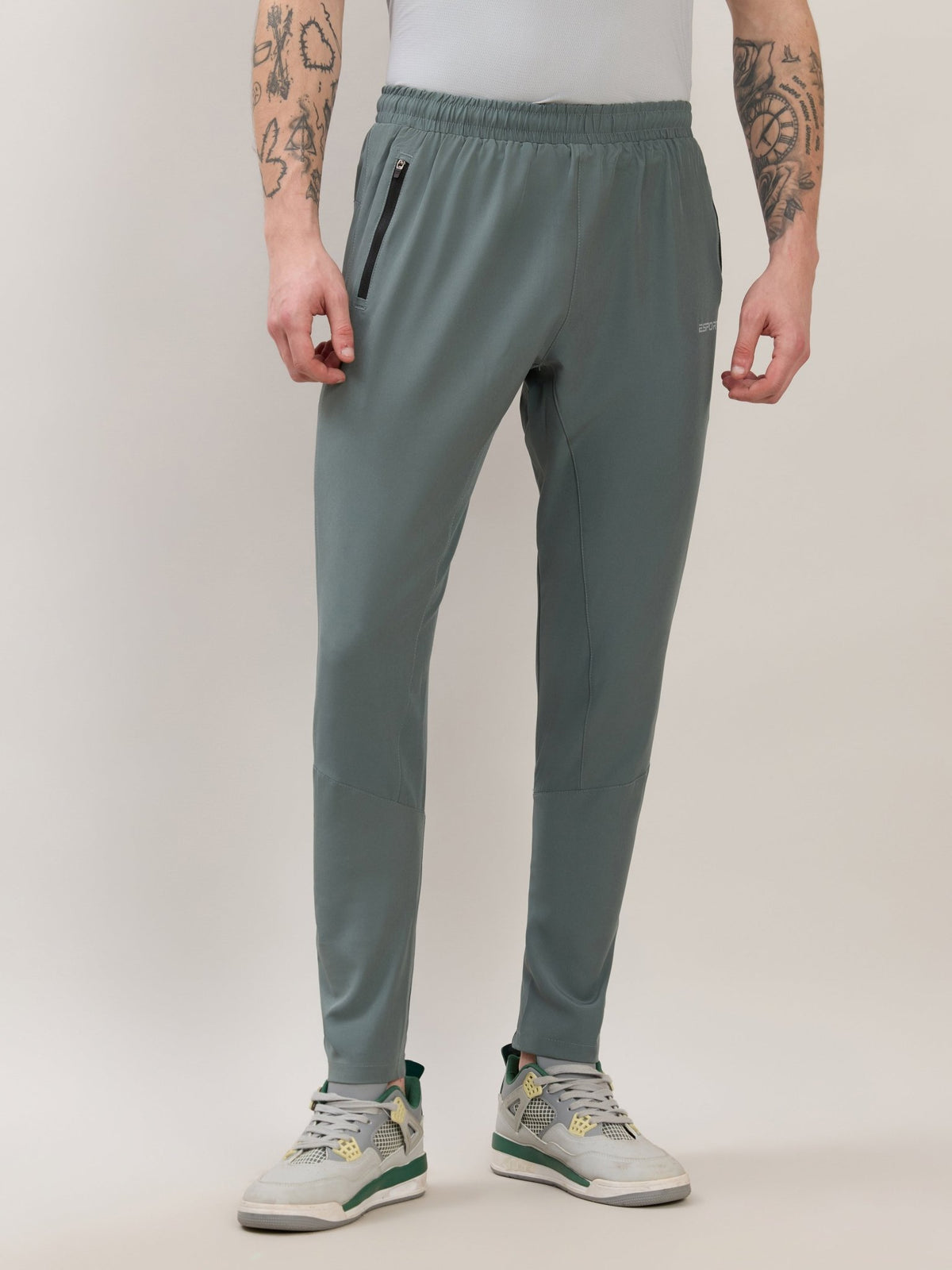 Klyra - Regular Track Pant - Light Olive - Espanshe