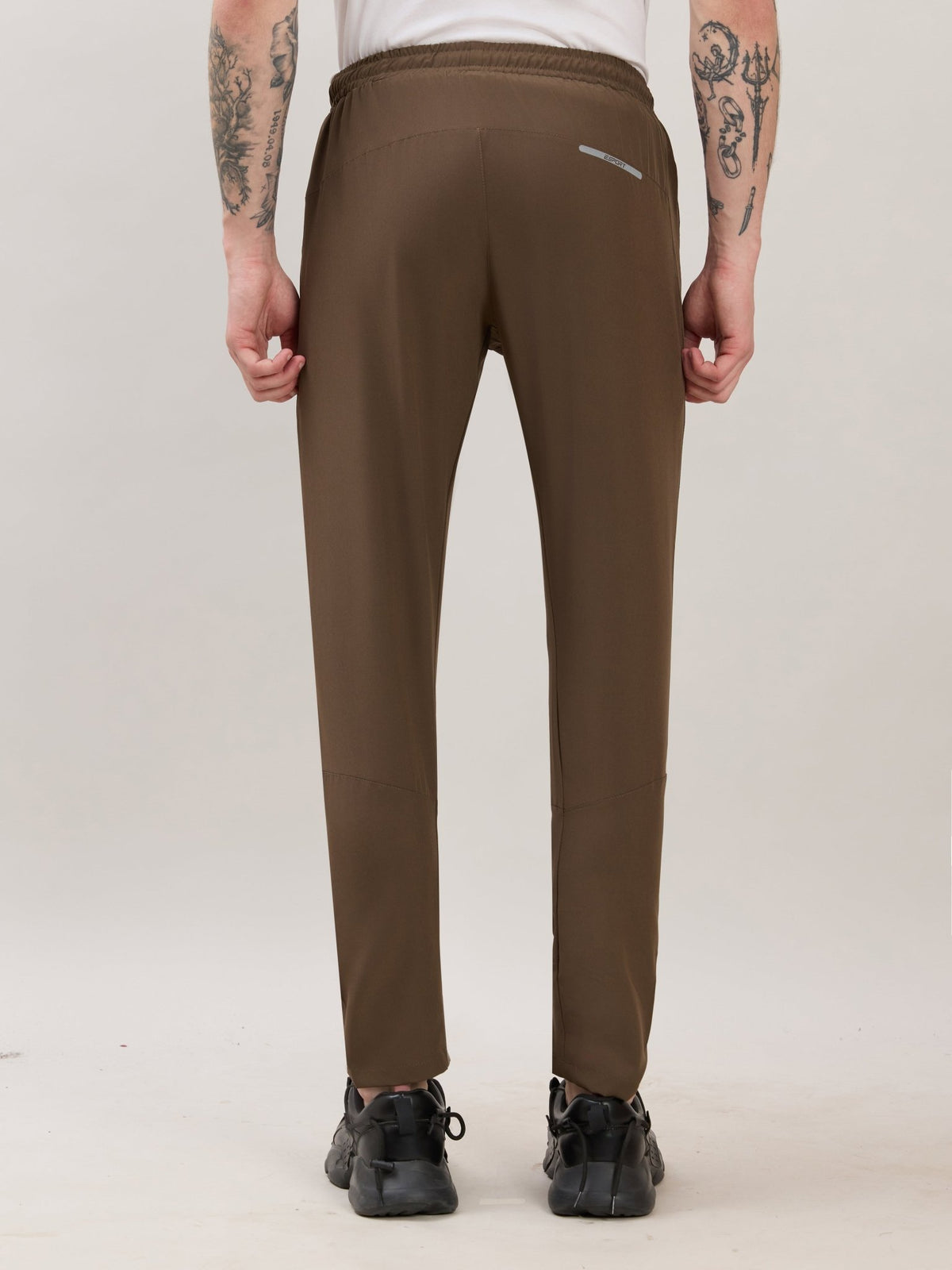 Klyra - Regular Track Pant - Dark Brown - Espanshe