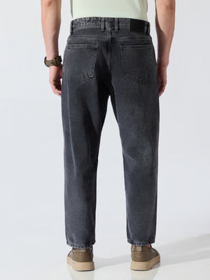 Men's Crop Fit Jeans - Black Shade