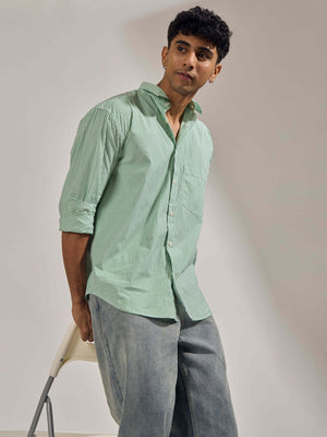 oversized stripped shirt with full sleeve and chest pocket made from 100% cotton.
pure cotton shirts for men
oversized shirts for men