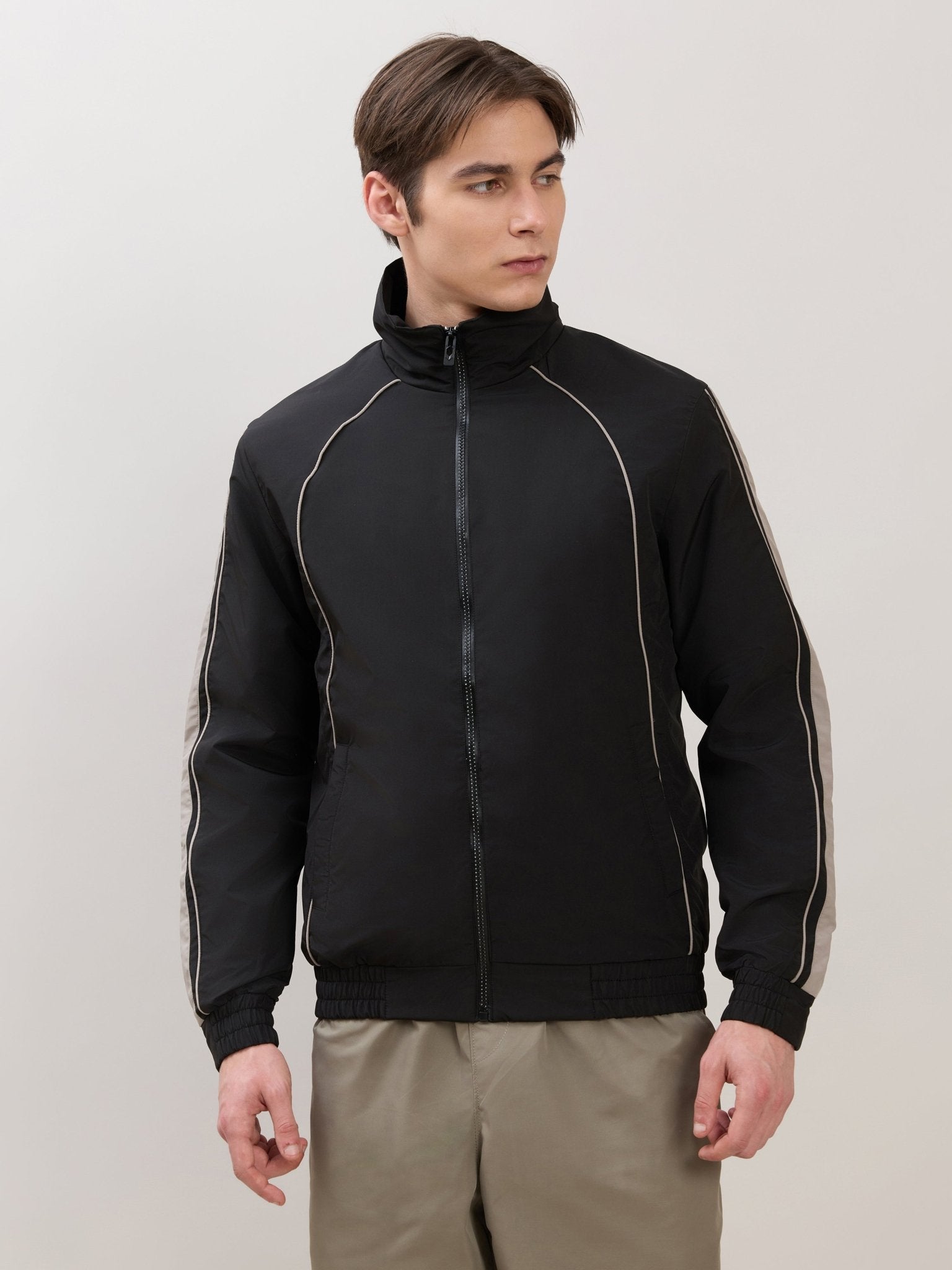 Mystic - Regular Track Jacket - Black - Espanshe