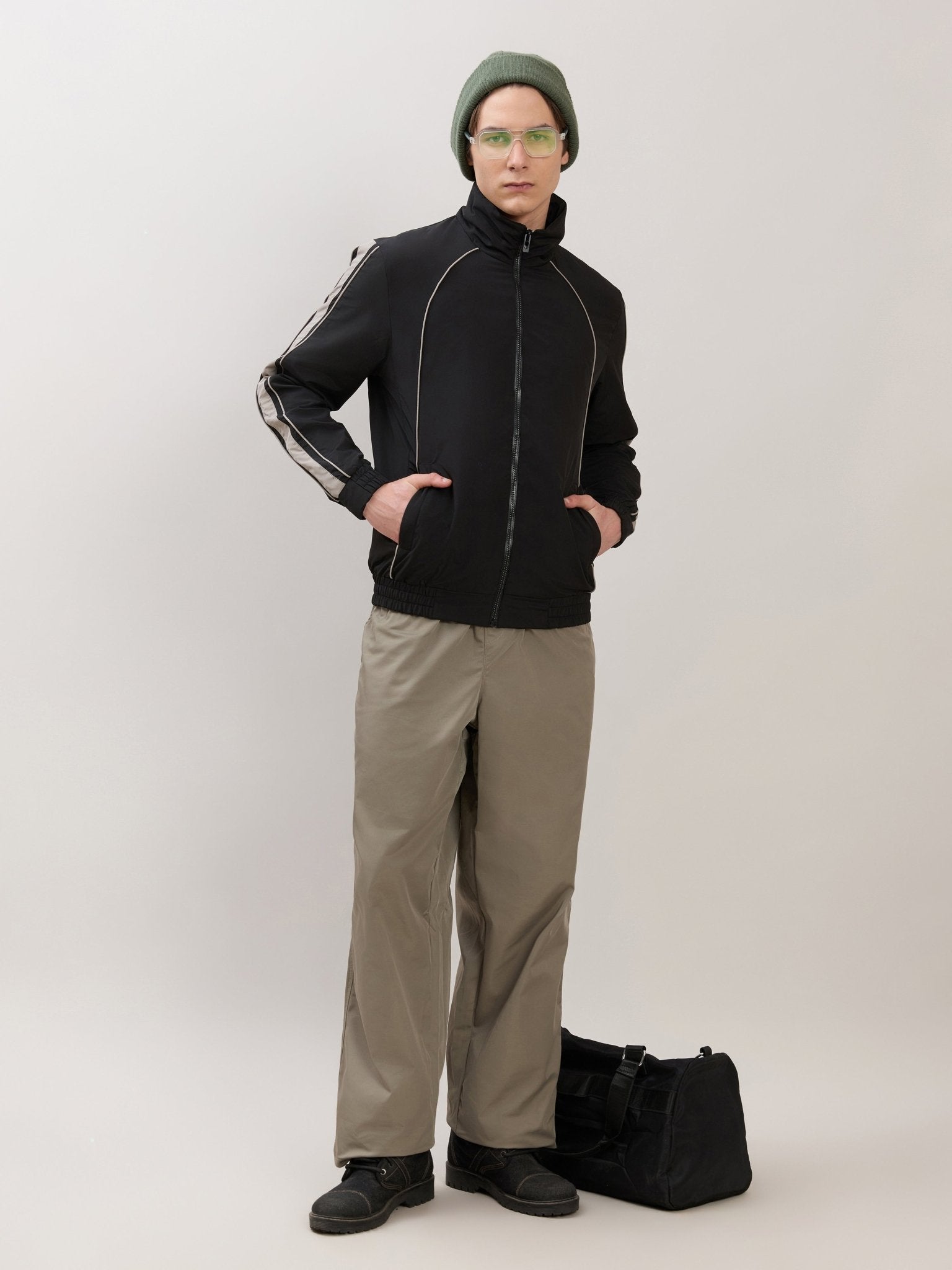 Mystic - Regular Track Jacket - Black - Espanshe