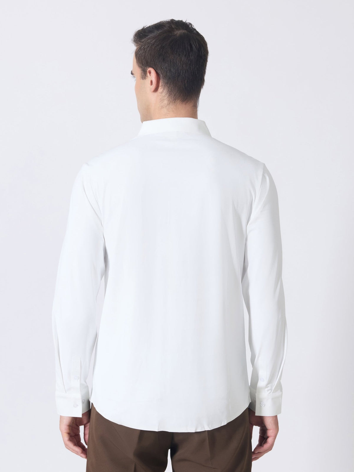 Nemo-7 - Stone Embellished Shirt - White - Espanshe