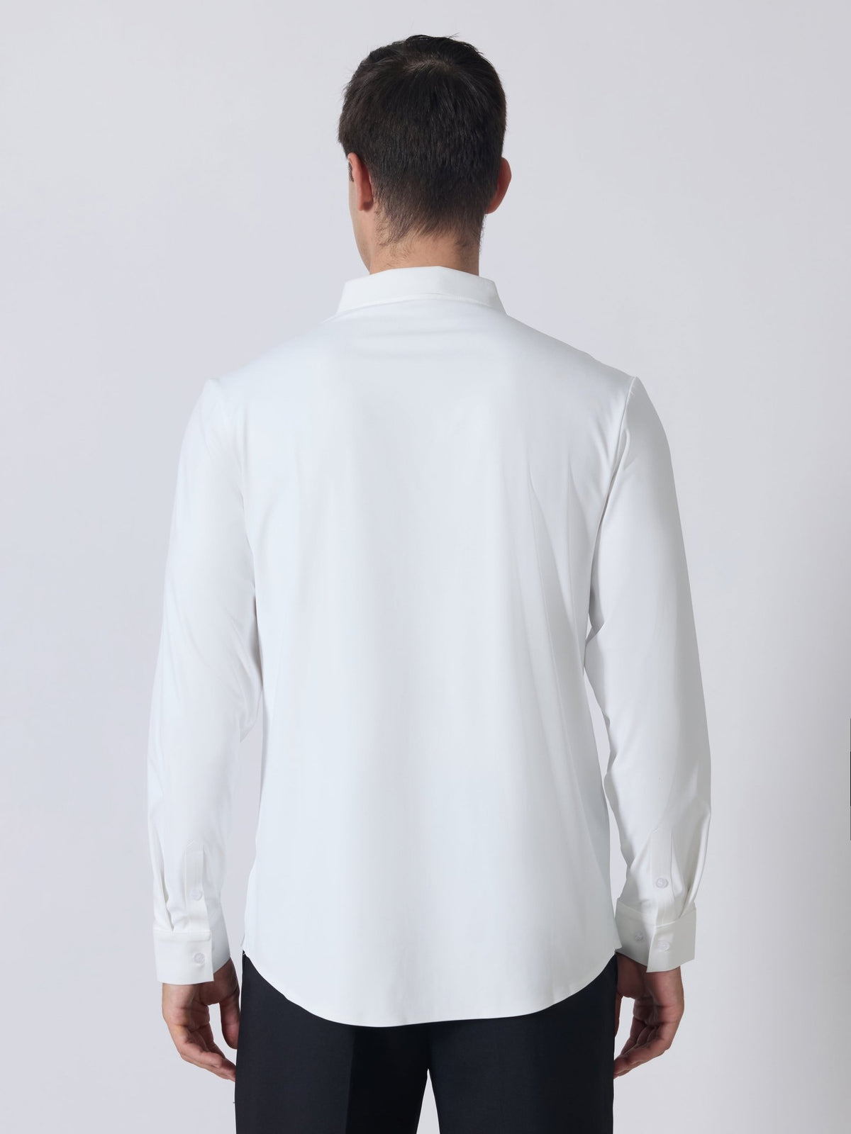 Nemo-2 - Stone Embellished Shirt - White - Espanshe