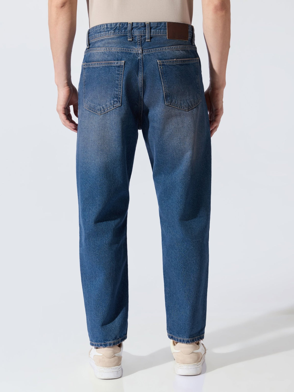 Nomad - Crop Fit Jeans - Blue - Espanshe
