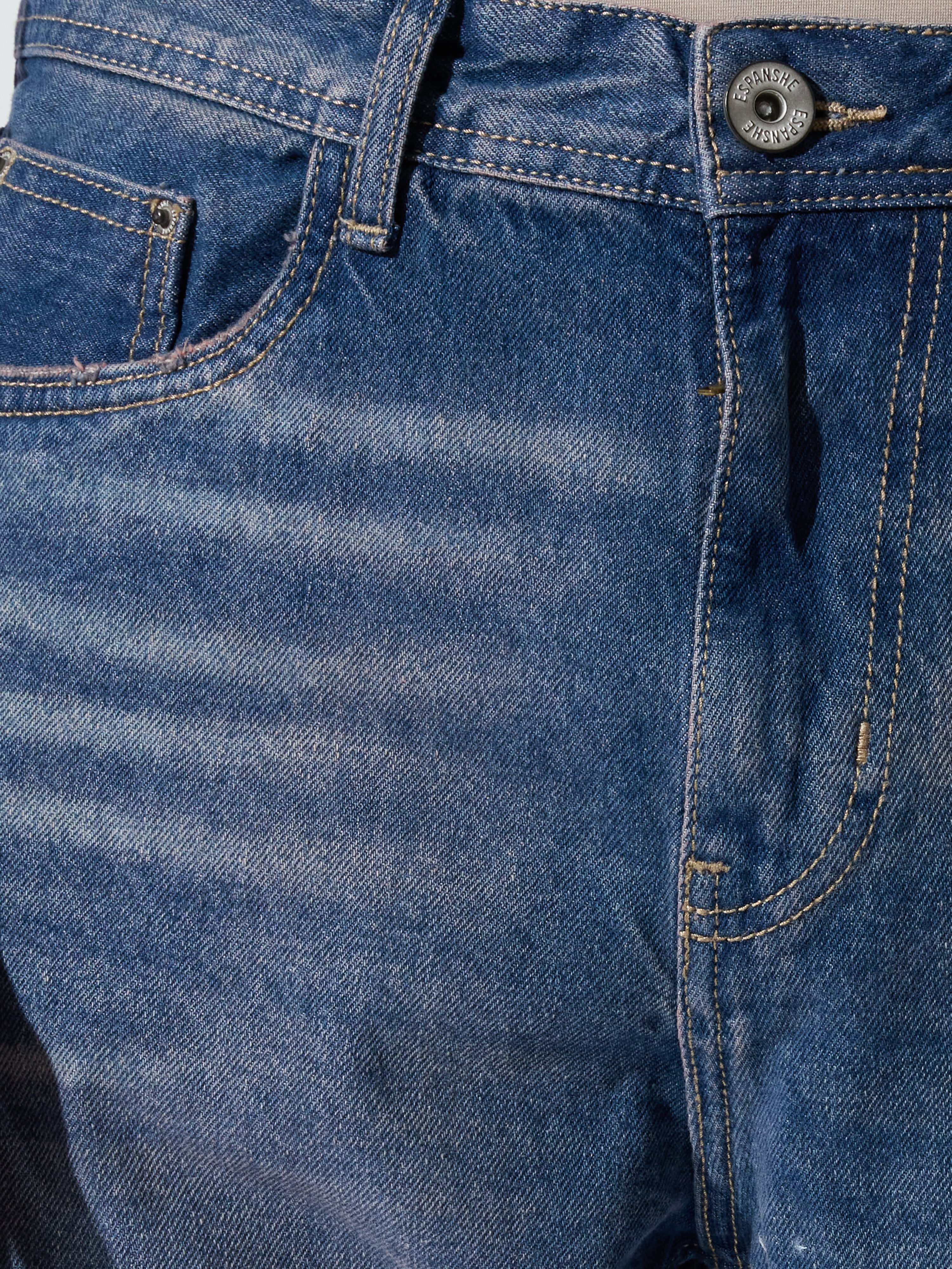 Men's Crop Fit Jeans - blue