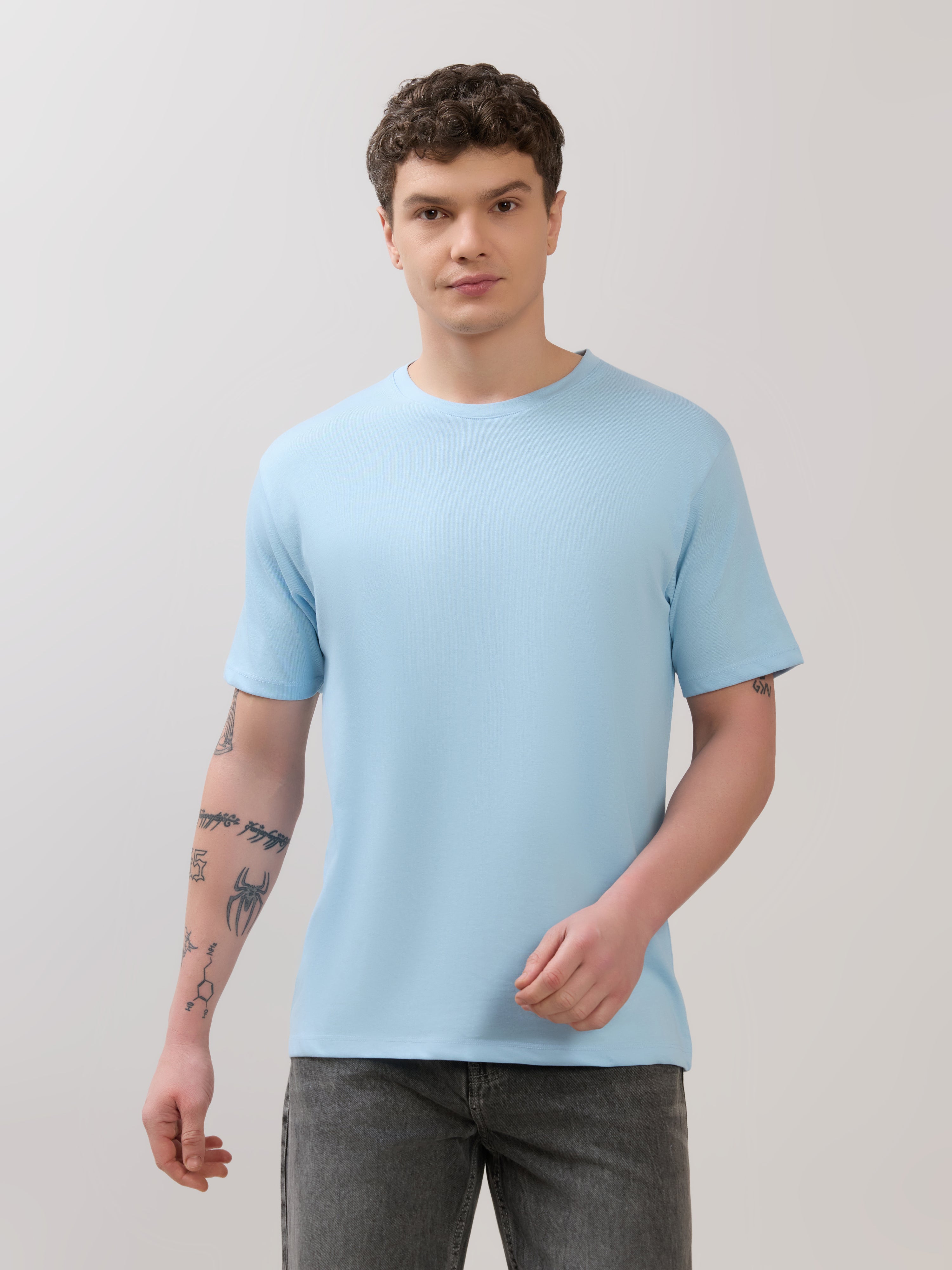 Zanaia - Slim Fit T-Shirt - Cool Blue