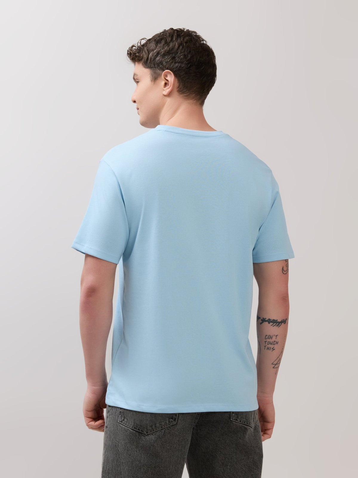 Zanaia - Slim Fit T-Shirt - Cool Blue - Espanshe