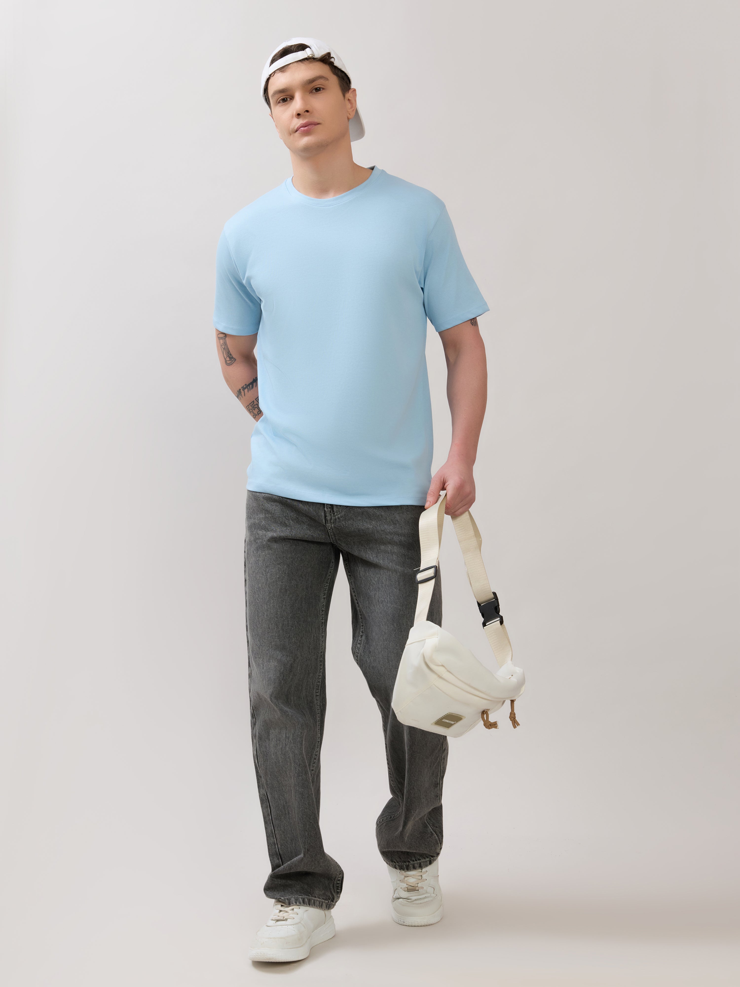 Zanaia - Slim Fit T-Shirt - Cool Blue