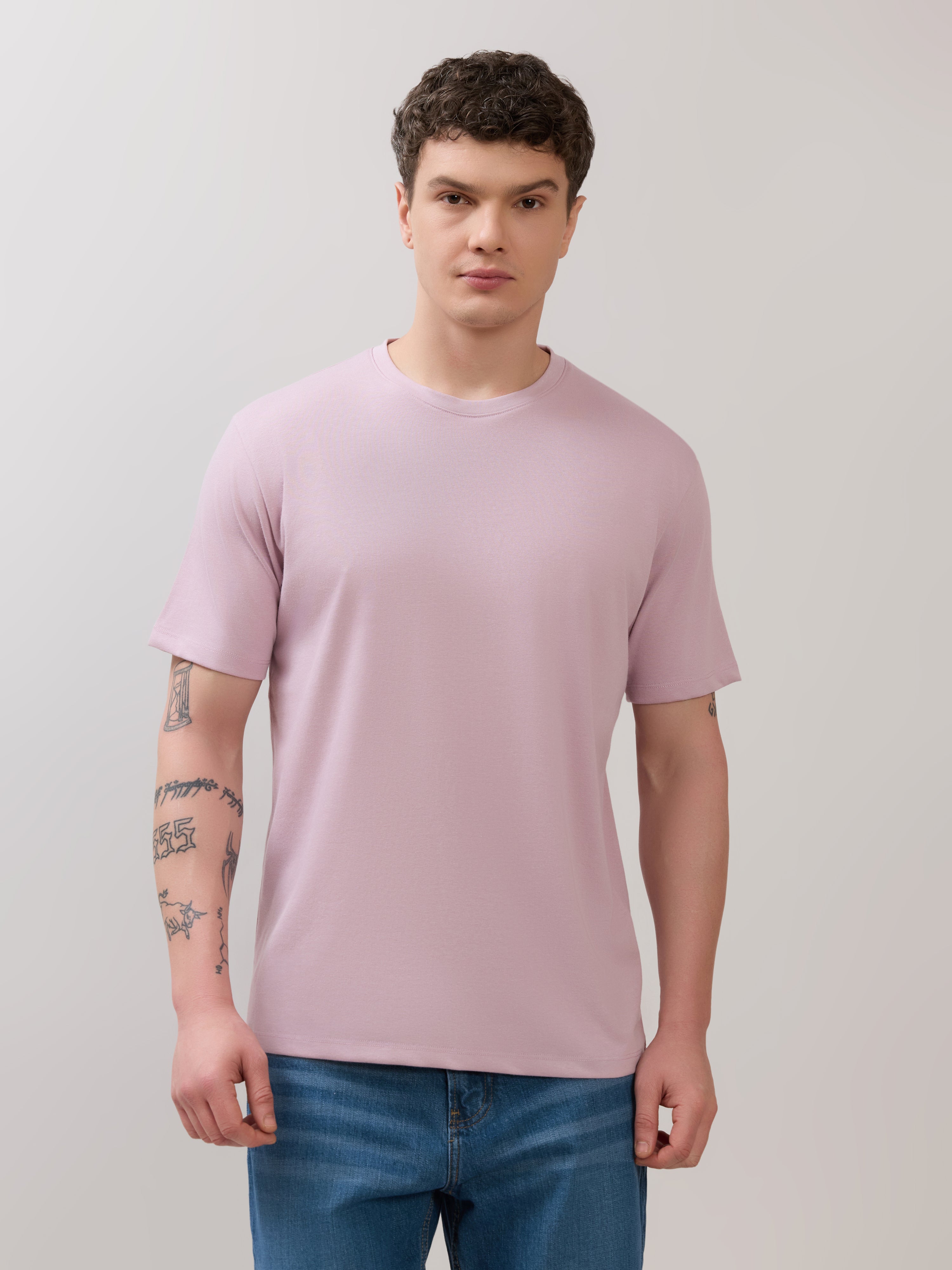 Zanaia - Slim Fit T-Shirt - Baby Pink