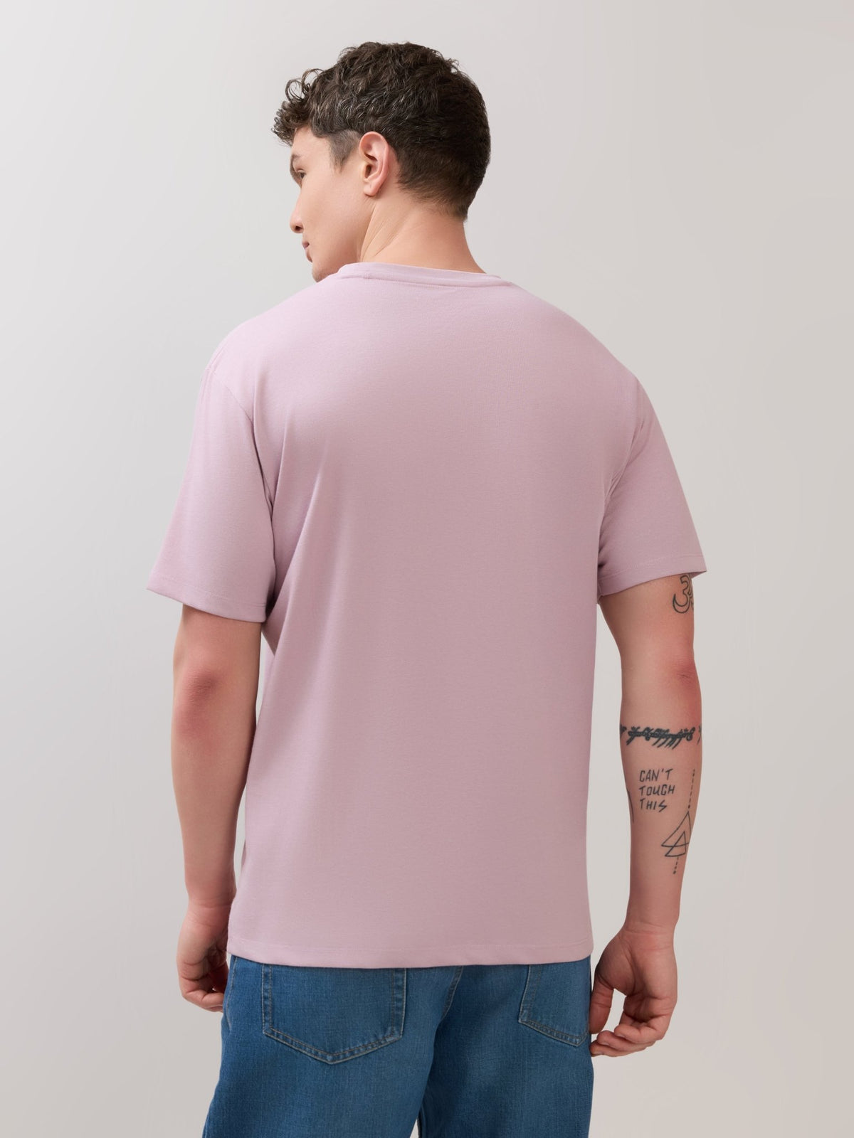 Zanaia - Slim Fit T-Shirt - Baby Pink - Espanshe