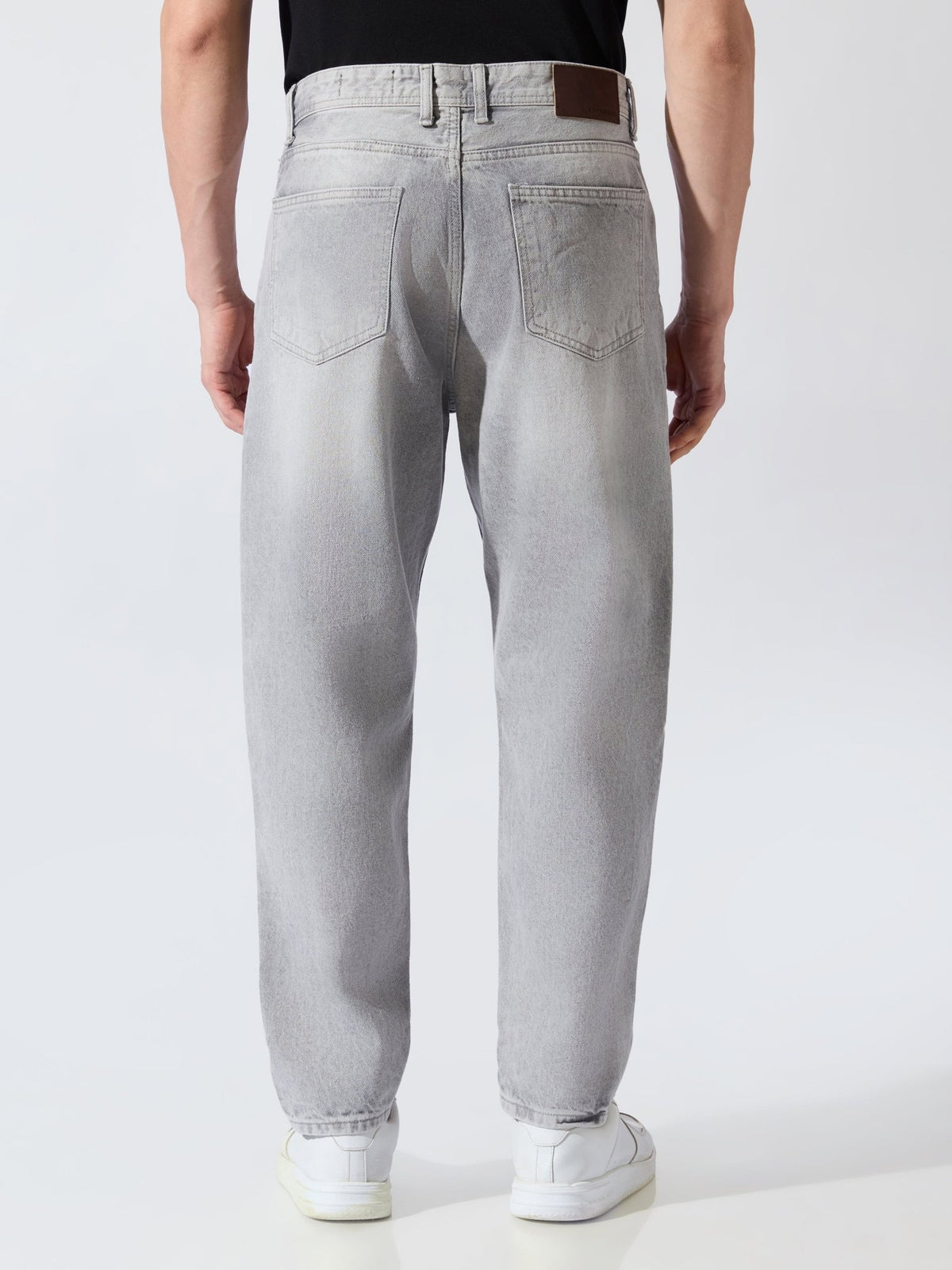 Buffer - Crop Fit Jeans - Grey - Espanshe
