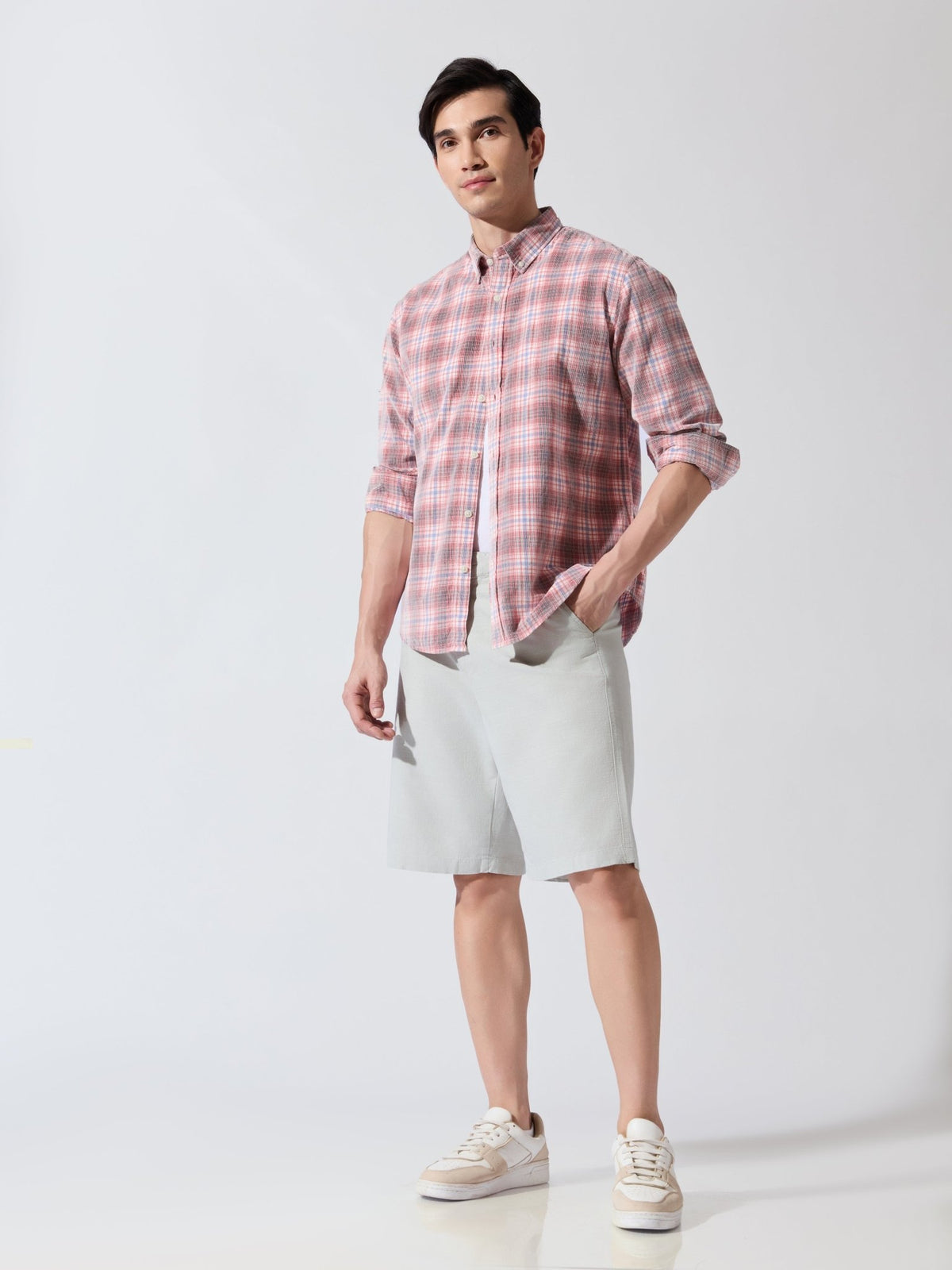 Origin - Regular Fit Shorts- Light Pistachio - Espanshe
