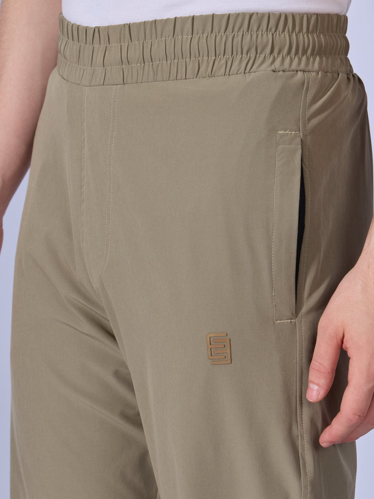 Russo - Straight Fit Track Pant - Dark Sand - Espanshe