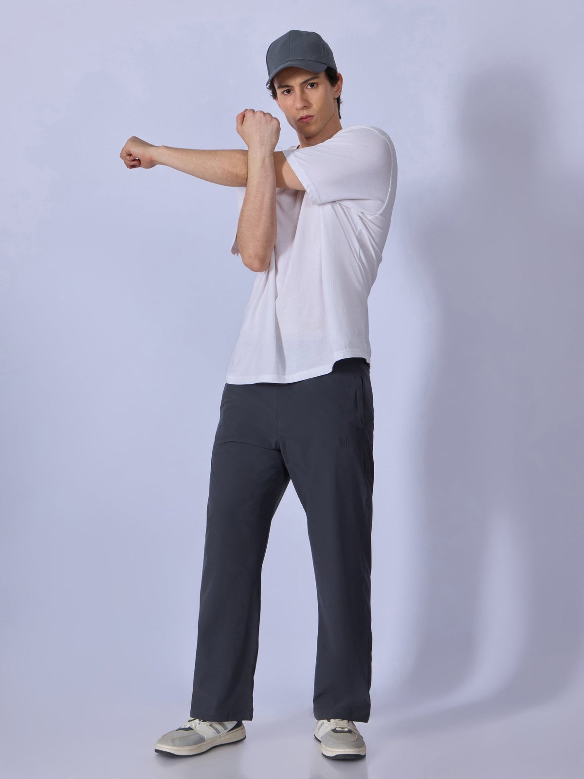 Russo - Straight Fit Track Pant - Dark Grey - Espanshe