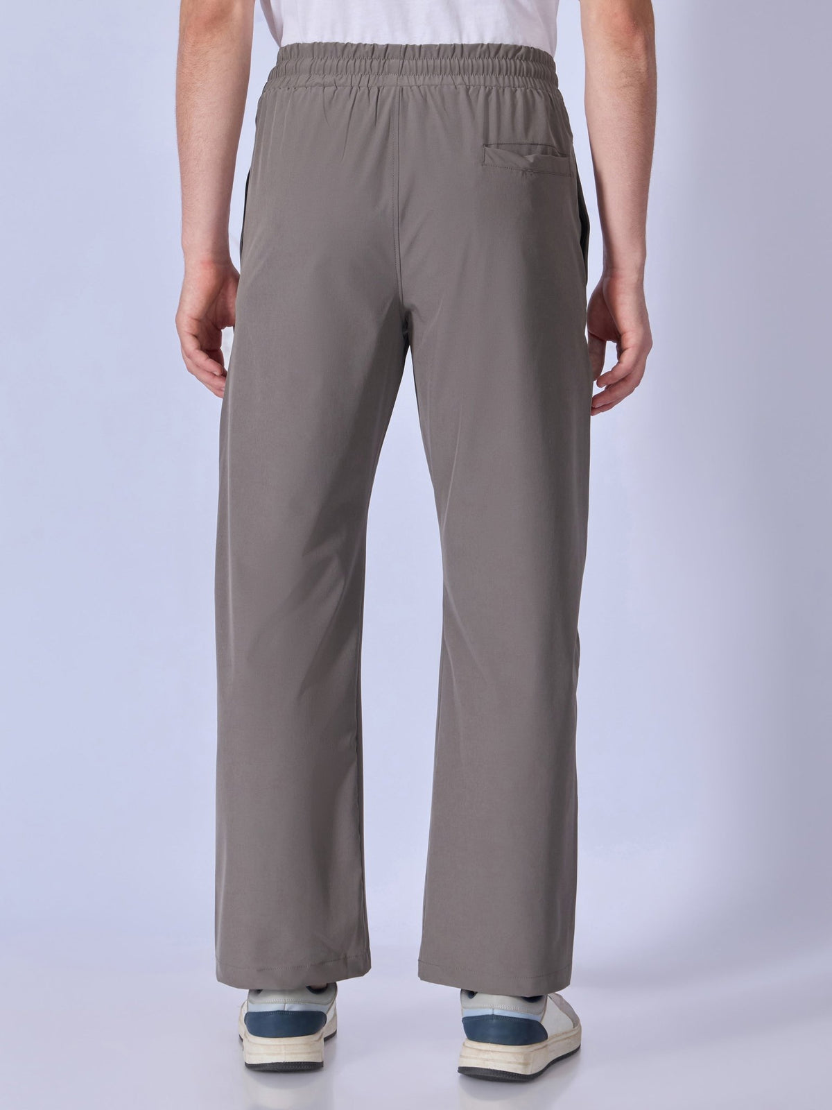 Russo - Straight Fit Track Pant - Rice Grey - Espanshe