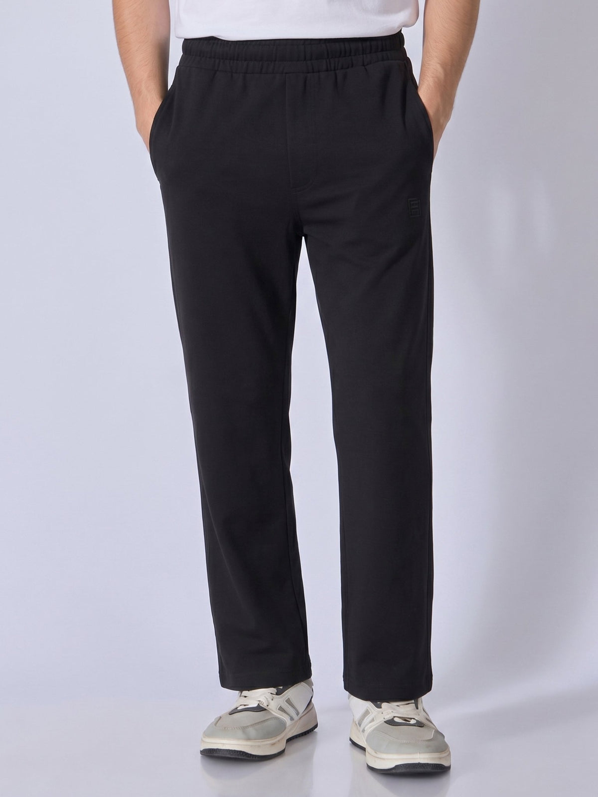 Russo - Straight Fit Track Pant - Black - Espanshe