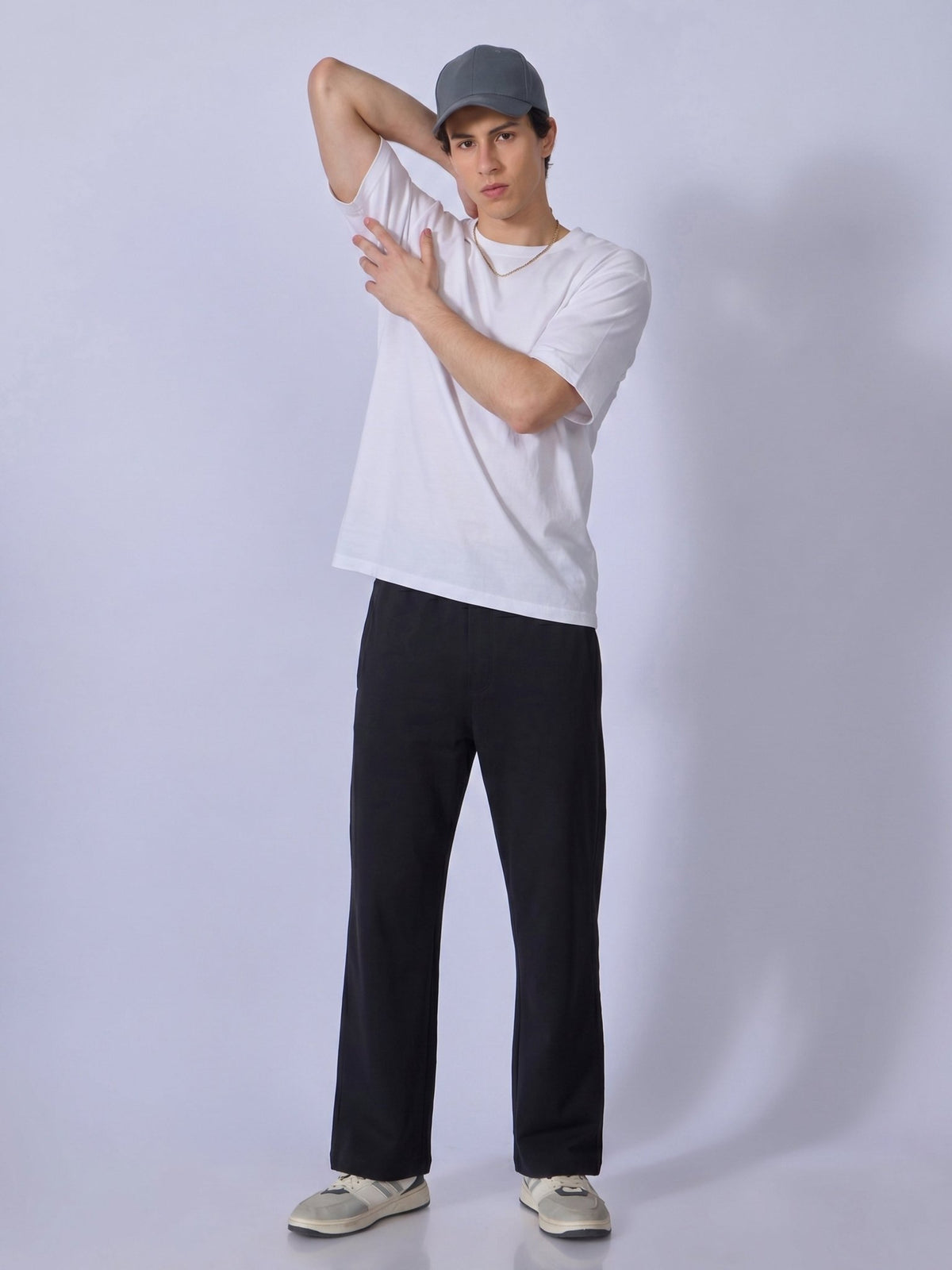 Russo - Straight Fit Track Pant - Black - Espanshe