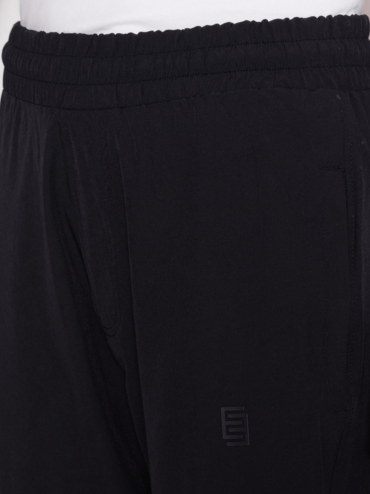 Russo - Straight Fit Track Pant - Black - Espanshe