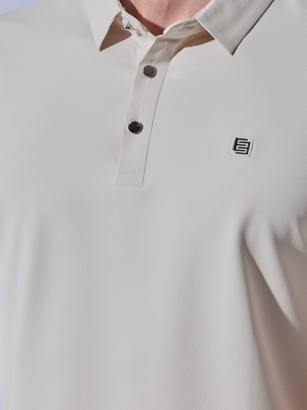 Solaris Bloom - Cream Regular Fit Polo T-Shirt - Espanshe