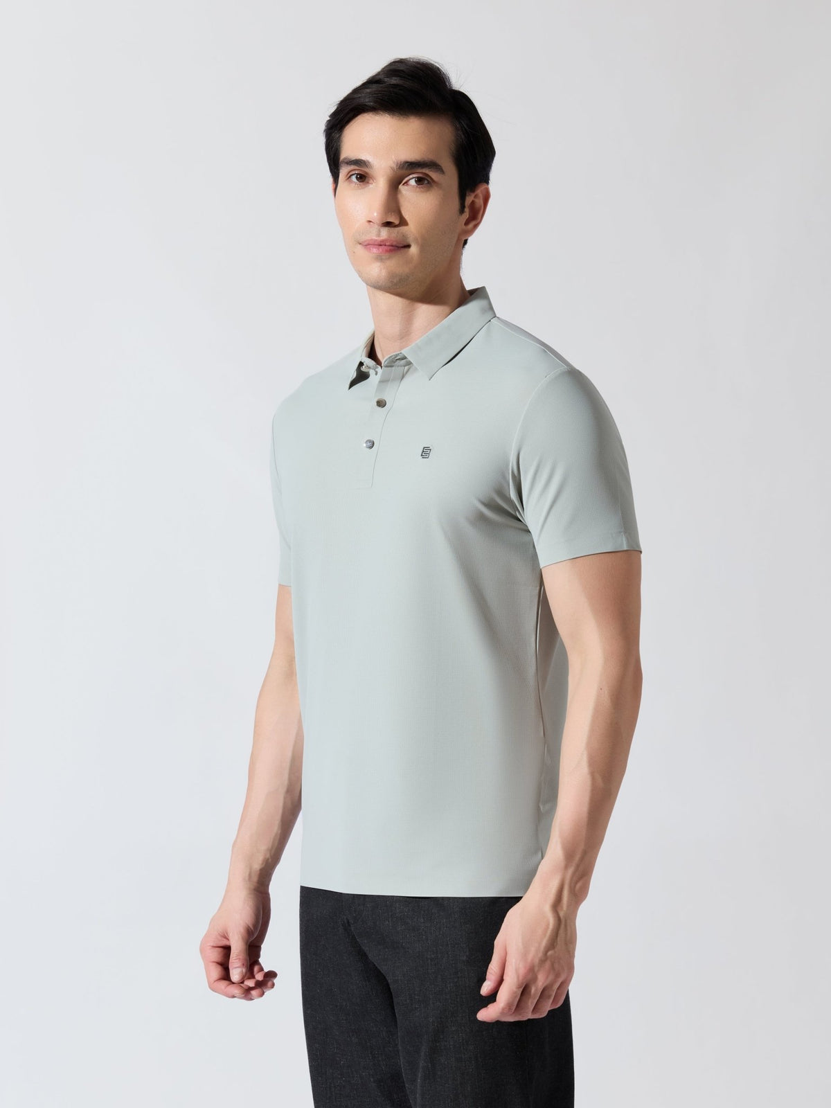 Solaris Bloom - Light Green Regular Fit Polo T-Shirt - Espanshe