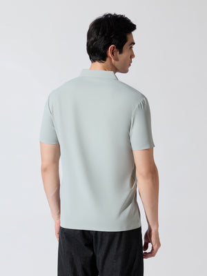 Men's Light Green Regular Fit Polo T-Shirt
