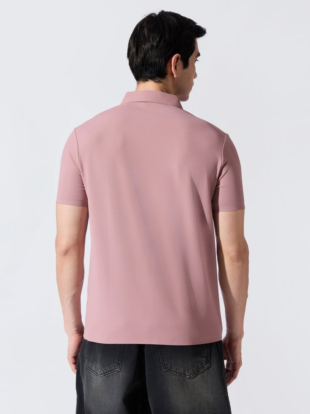 Solaris Bloom - Pink Regular Fit Polo T-Shirt - Espanshe