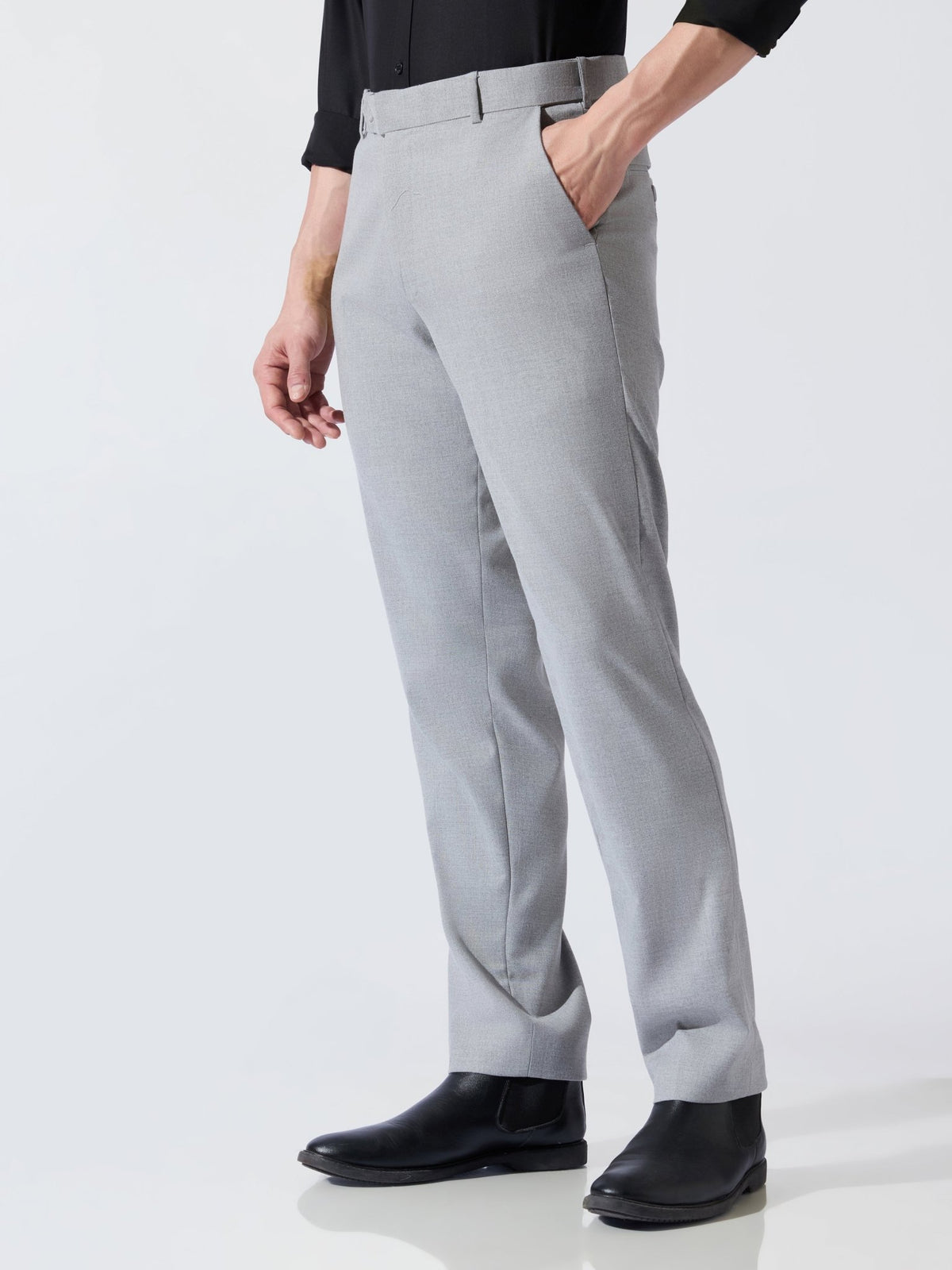 Tuna - Classic Formal Pant - Light Grey - Espanshe