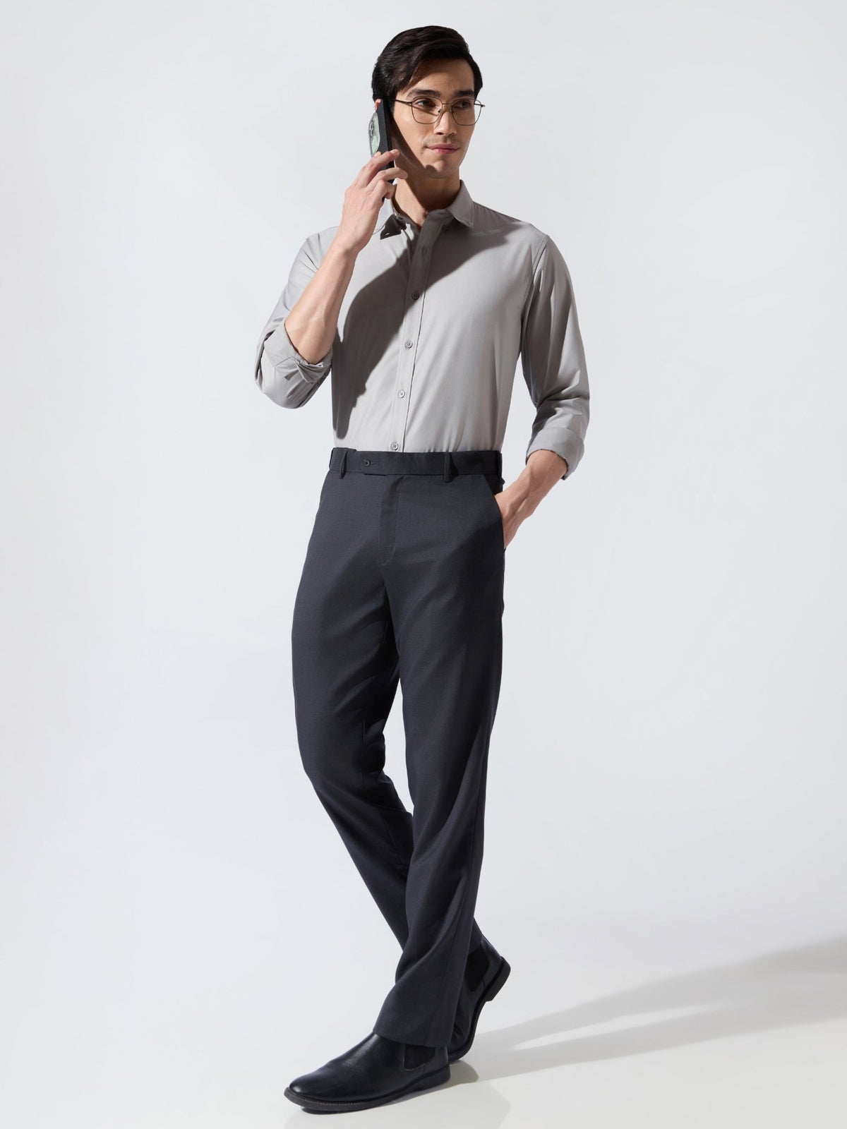 Vector - Classic Formal Pant - Dark Grey - Espanshe