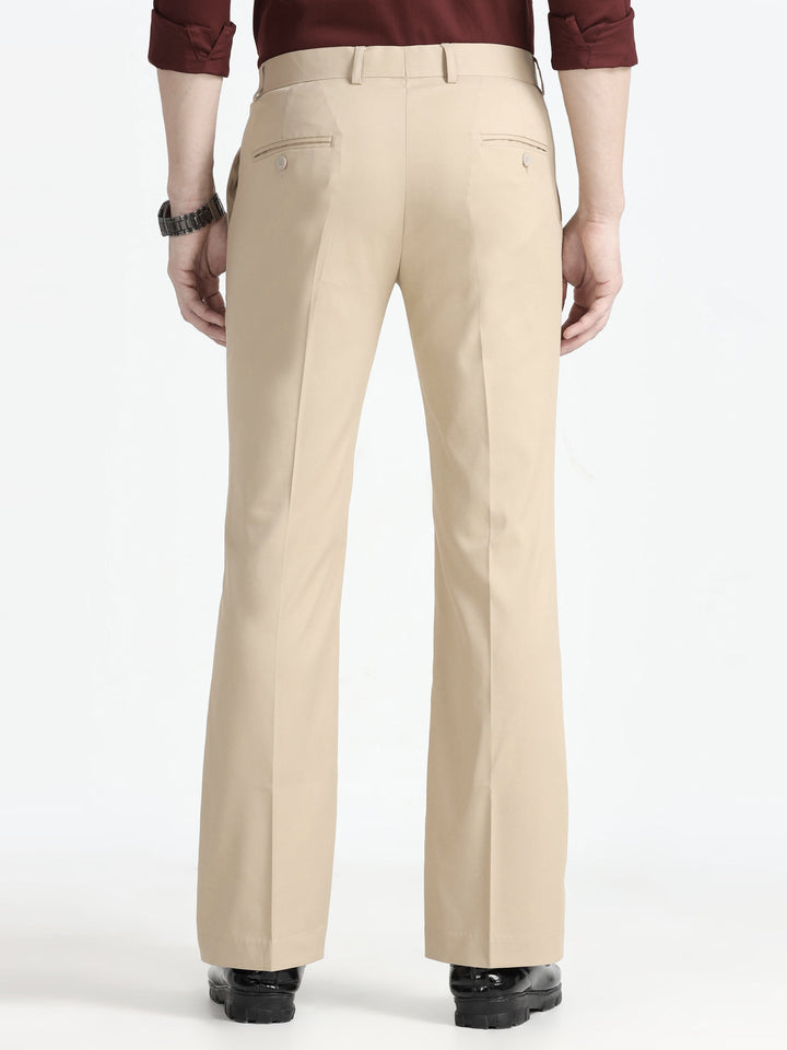 Wee Bootcut Formal Pant Beige – Espanshe - Main Image