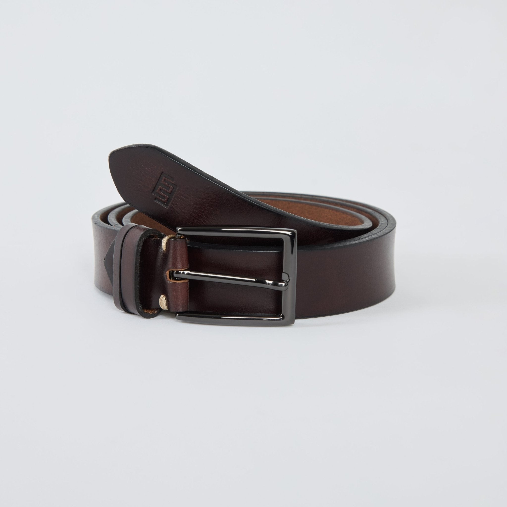 Genuine Leather Belt - Dark Brown - Espanshe