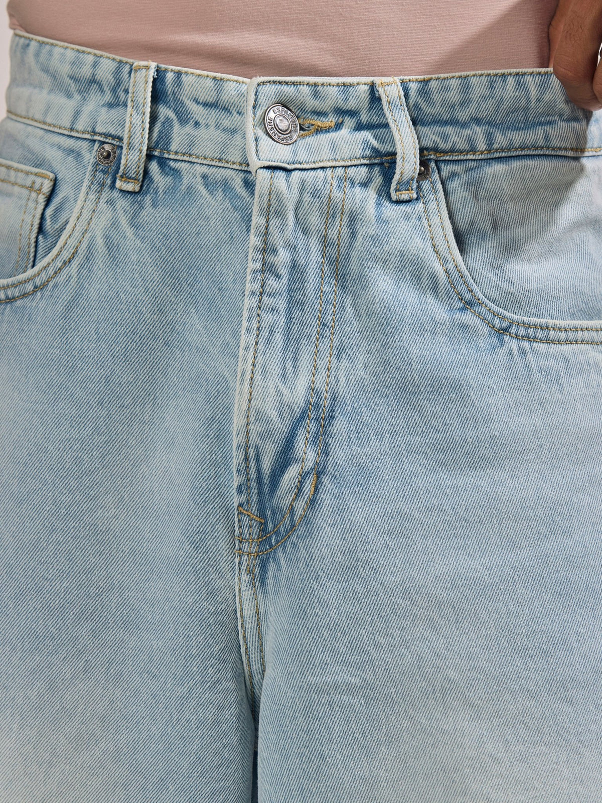 Melusine - Loose Fit Jorts - Light Blue - Espanshe
