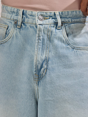 loose fit denim jorts perfect for  casual wears.
denim jorts for men
casual wear jorts for men