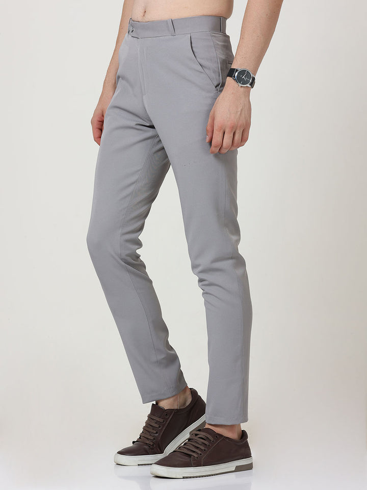 Two Way Light Gray Formal Pants For men