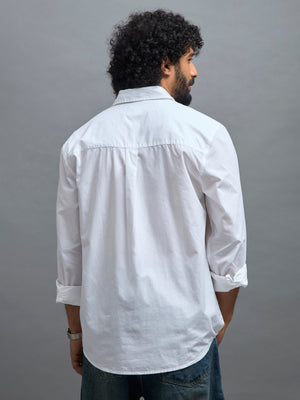 men's white full sleeve solid shirt with premium quality cotton
Men's outfit for every occassion
