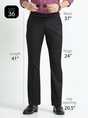 formal bootcut pants made from polyster and nylon blended fabric
bootcut pants for men
formal pants for men