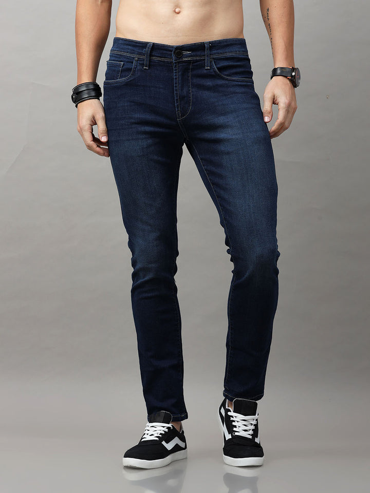Trending Skinny Fit Mirage Blue Jean For Men